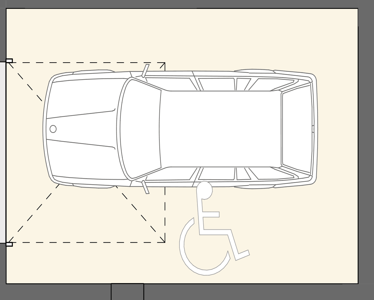 Parking space № 135-graphic