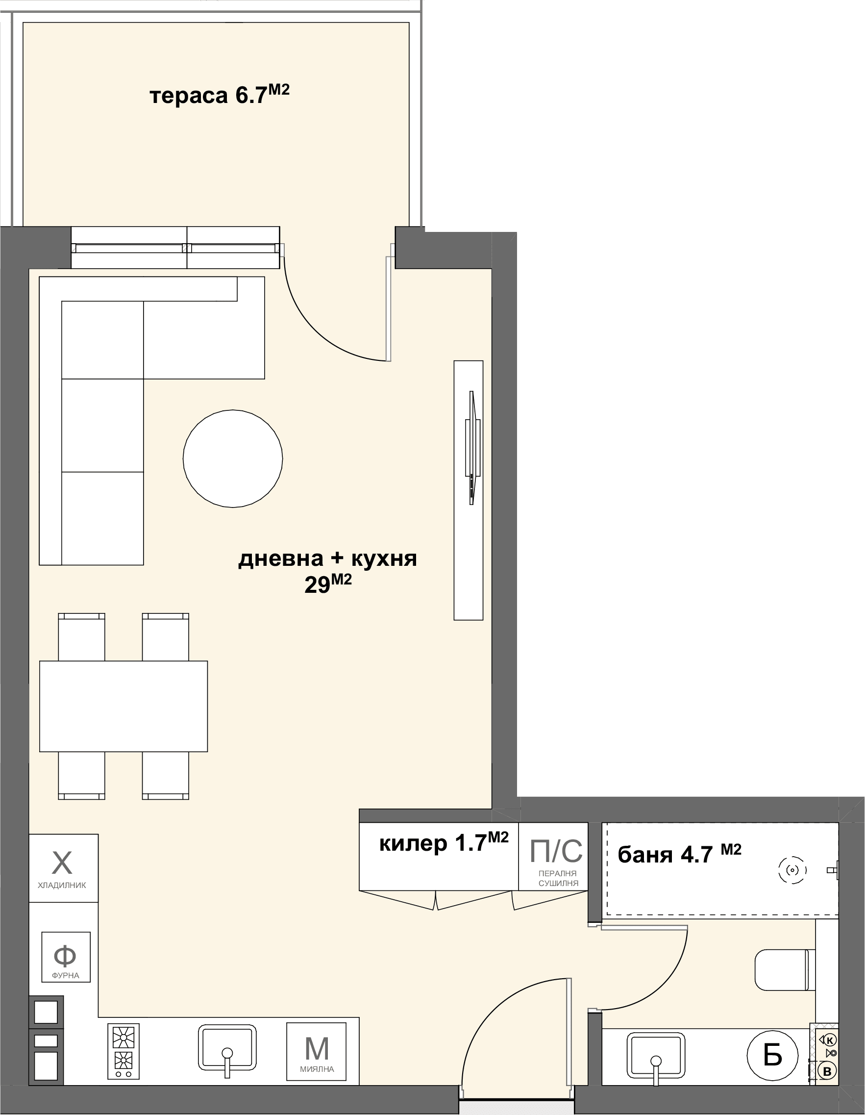 Apartment № 102-graphic