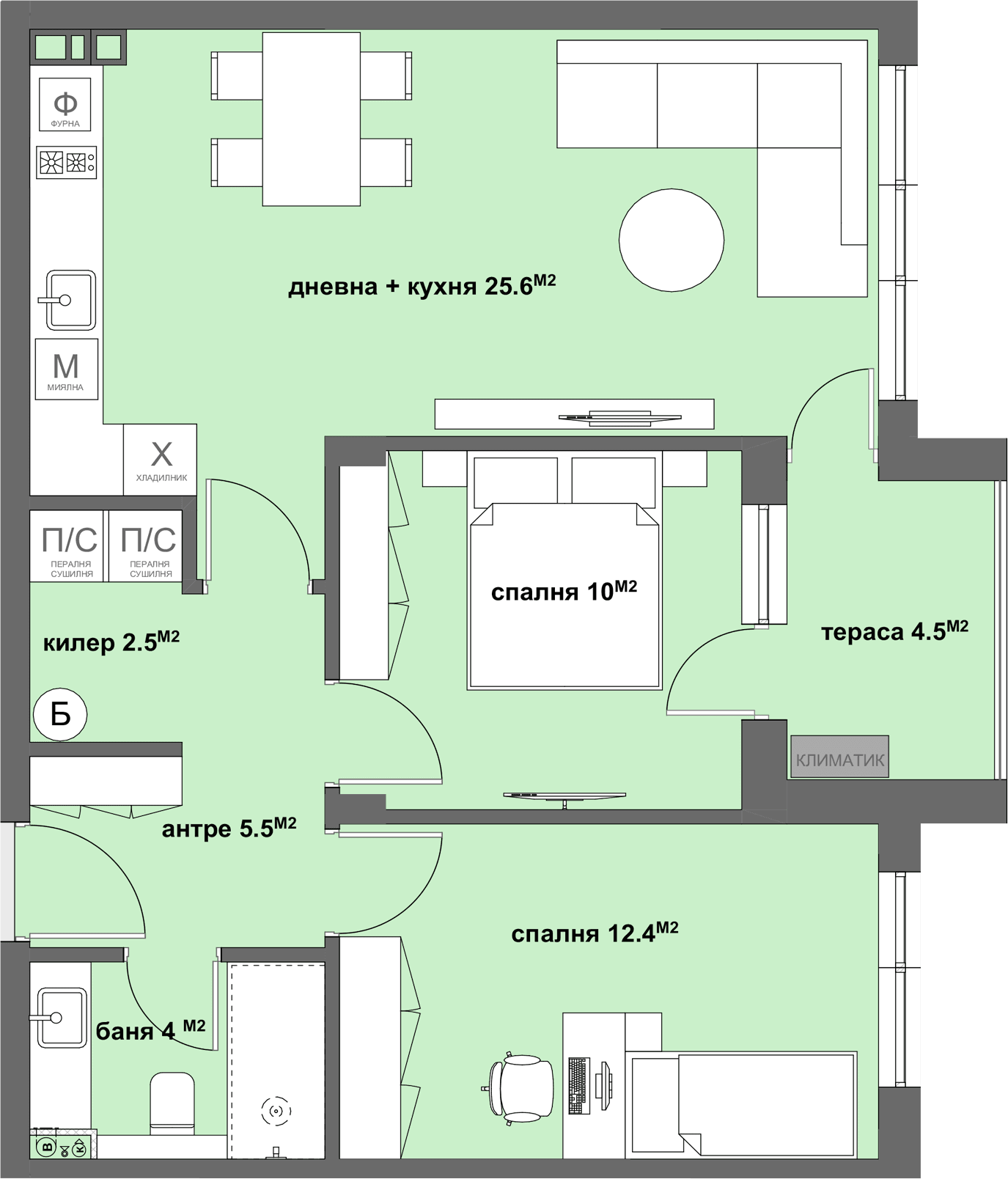 Apartment № 116-graphic