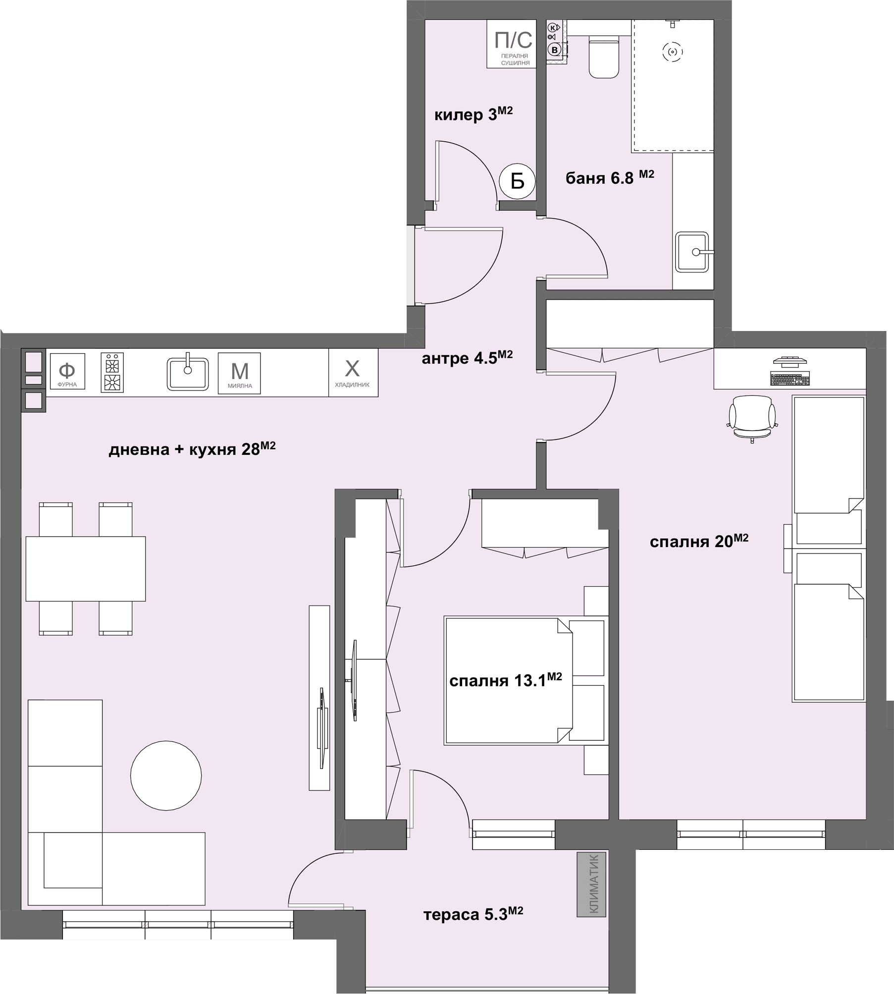 Apartment № 128-graphic
