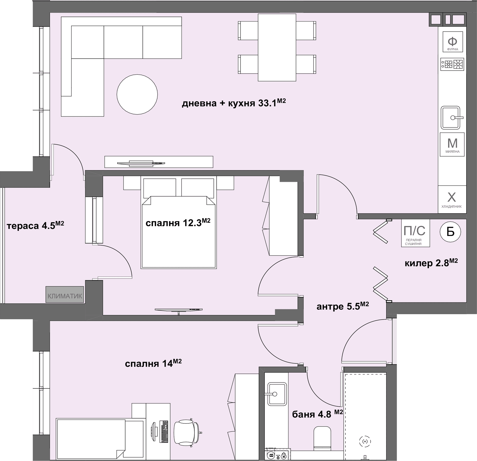Apartment № 154-graphic