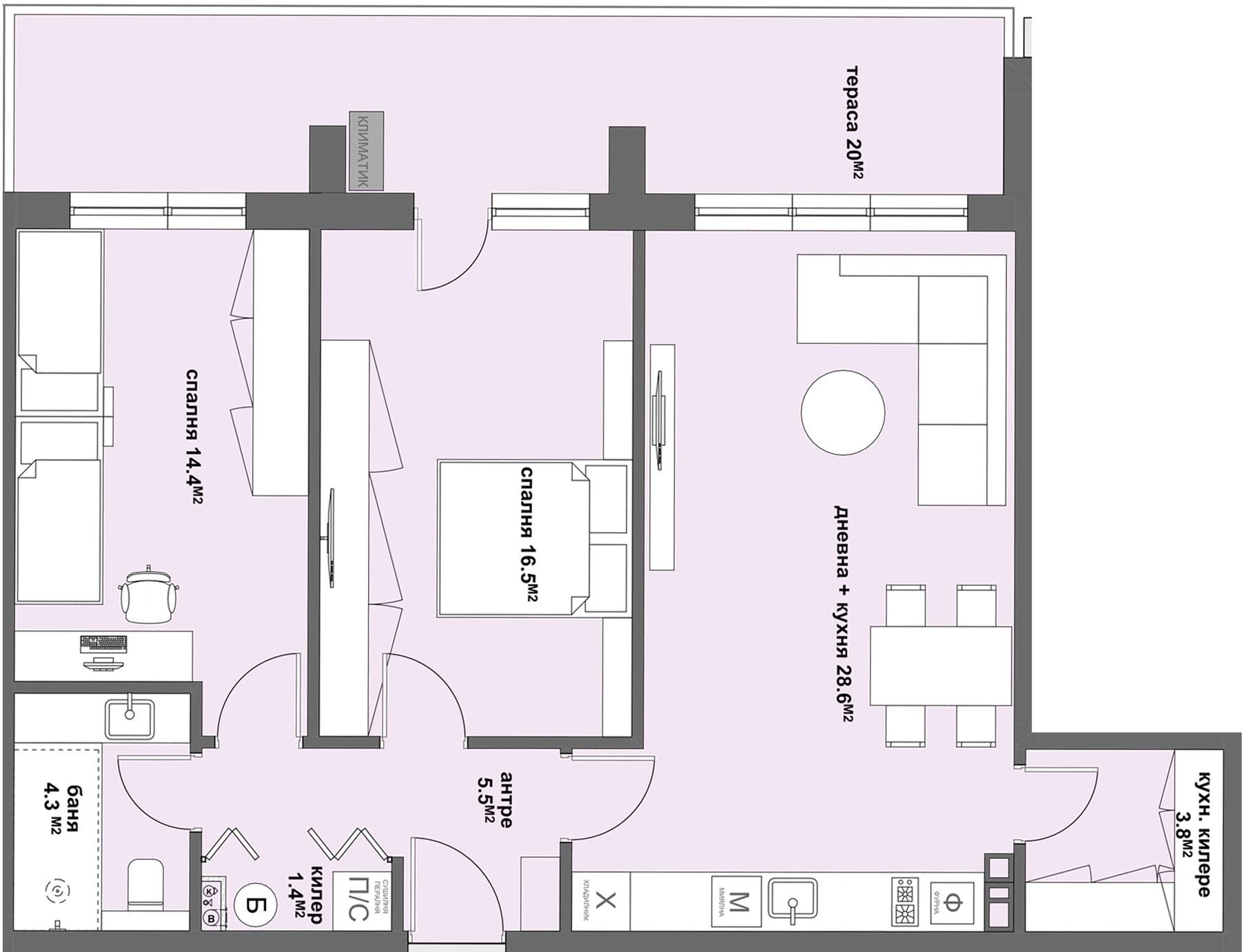 Apartment № 14-graphic