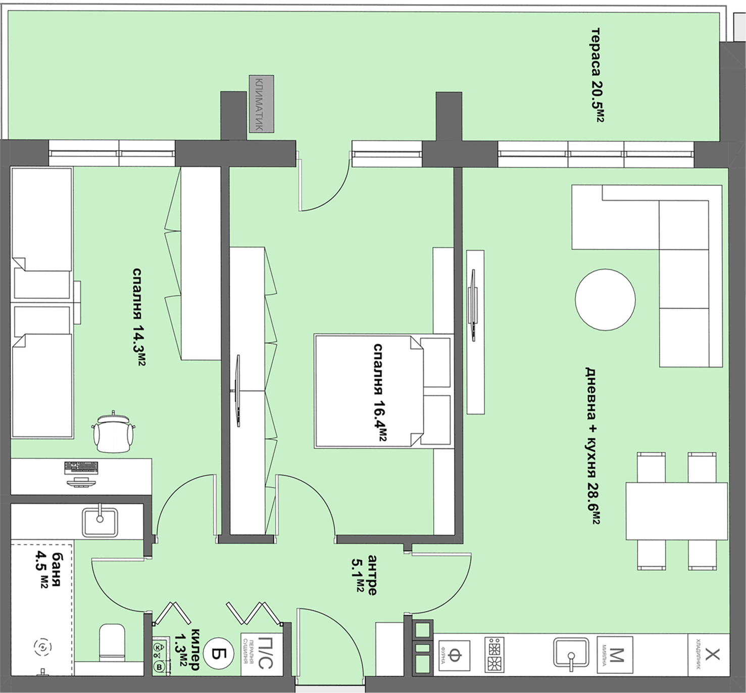 Apartment № 14-graphic
