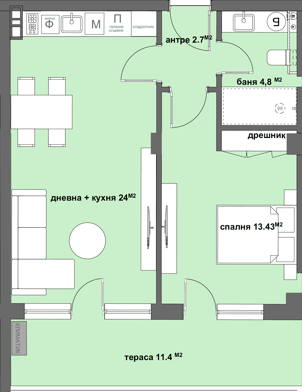 Апартамент № 57-graphic
