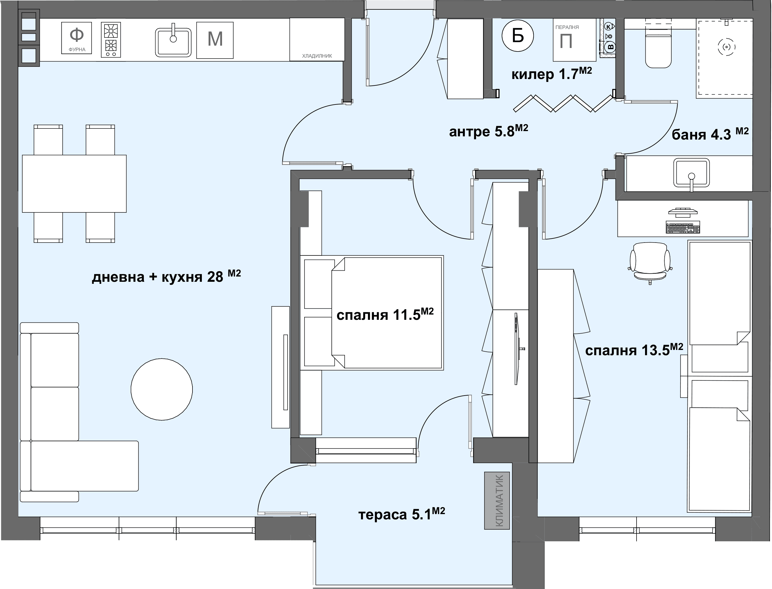 Apartment №2-graphic